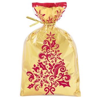 Picture of WILTON FOIL TREAT BAGS CHRISTMAS
